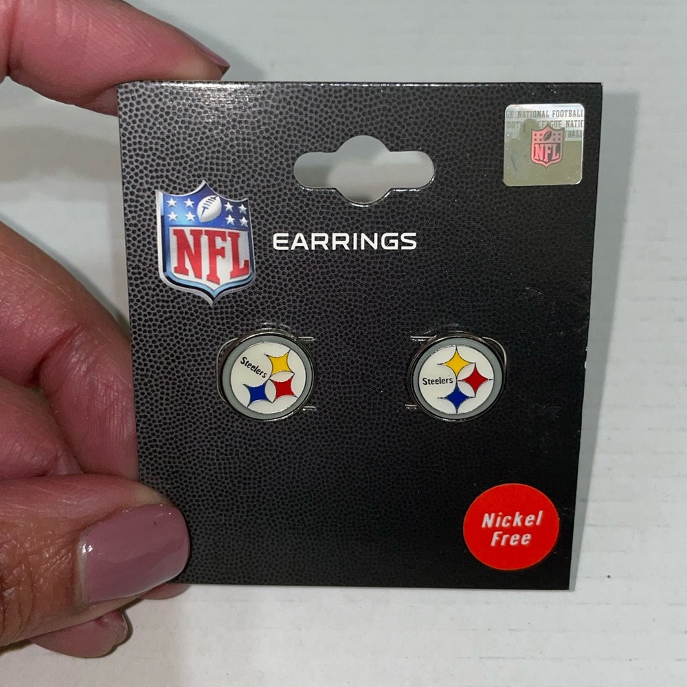 Pittsburgh Steelers earrings (nickel free)